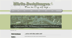 Desktop Screenshot of mueritz-bestattungen.de